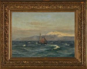 Coastal Scene, Island by Vilhelm Karl Ferdinand Arnesen