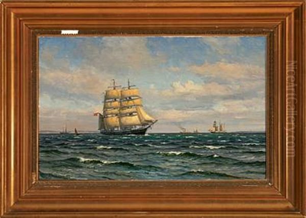 Marine With Several Ships In The Great Sound - view 1