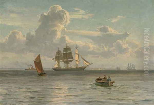 A Danish Barque In The Channel - view 1