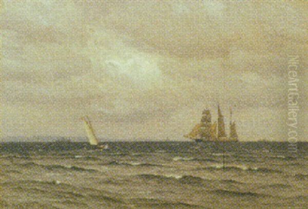 Marine Med Skibe Pa Havet - view 1