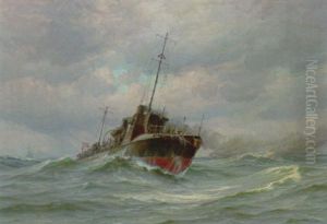 Marine Med Torpedobaden "hvalrossen" I Hoj So