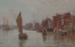 Kobenhavns Havn by Vilhelm Karl Ferdinand Arnesen