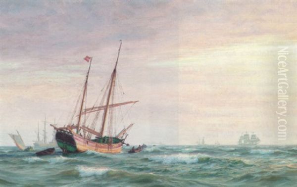 Sejlskibe Pa Havet - view 1