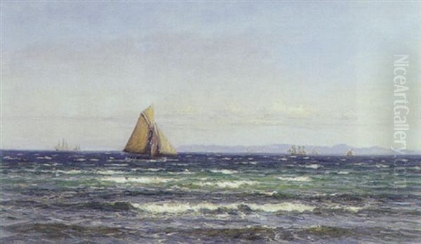 Marine Med Sejlskib Ud For Kullen - view 1