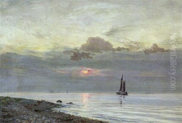 Solnedgang Ved Gilleleje - view 1