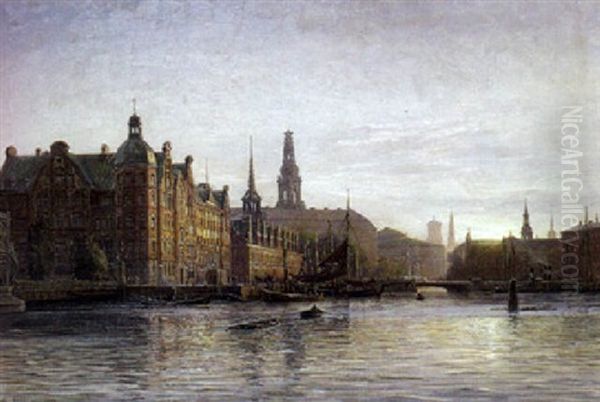 Solnedgangsstemning Over Christiansborg - view 1