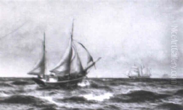 Marine Med Skibe Ud For Kullen - view 1