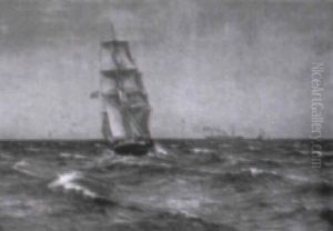 Marine Med Skibe I Atlandterhavet
