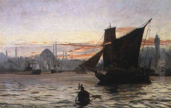 The Harbour At Constantinople - view 1