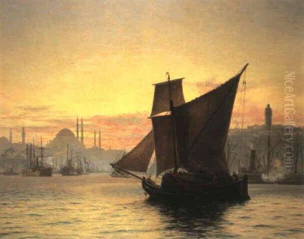Shipping Before The Port Of Constantinople - view 1
