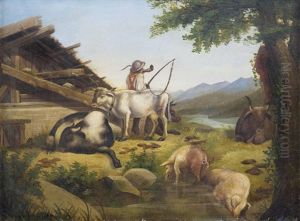 Hirt Auf Der Alm