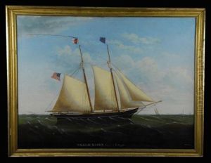The Schooner William Mason, Capt. A.t. Staples by Edward Arnold