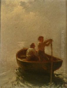 Scullers by Frank Mcintosh Arnold