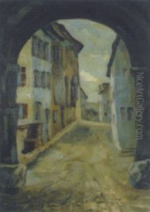 Tiroler Gassenmotiv by Heinrich Arnold