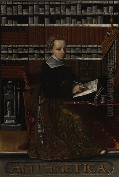 Darstellung Der Arithmetica (zahlentheorie), Aus Der Septem Artes Liberales (die Sieben Freien Kunste) - view 1