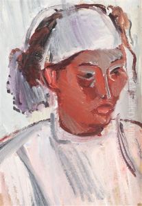 Tatar's Woman Head by Max Arnold