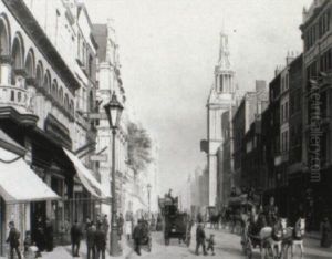 Bow Church, Cheapside by Reginald Ernest Arnold