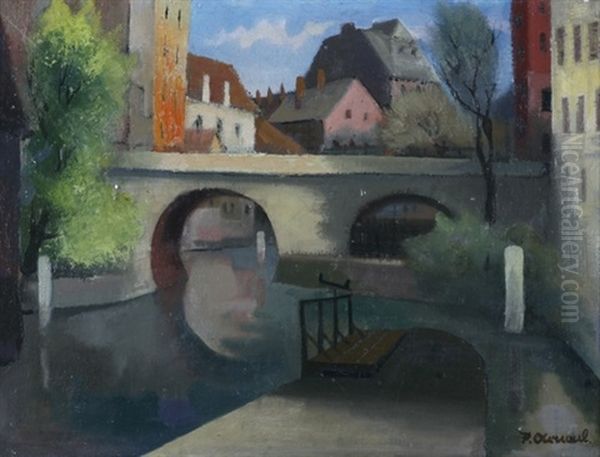 Kanalbrucke In Offenbach - view 1