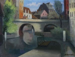 Kanalbrucke In Offenbach by Paul Arnoul