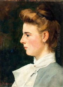 Portret Van Henriette Klasina Arntzenius (1892-1911) by Floris Arntzenius