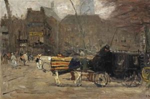 Carriages At The Buitenhof, The Hague Carriages At The Buitenhof, The Hague