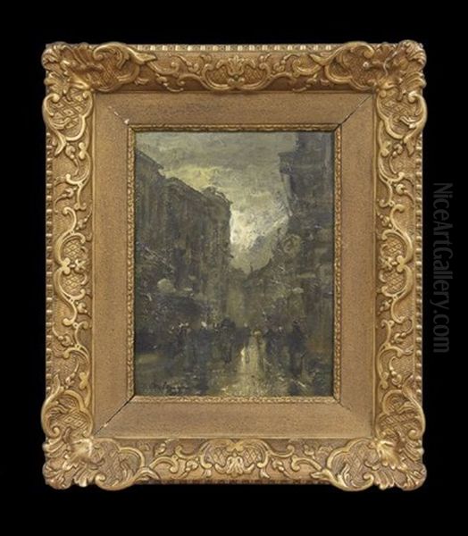 Evening Street Scene - view 1