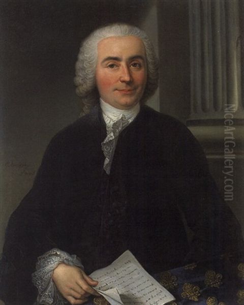 Portrait D'homme Tenant Une Lettre - view 1