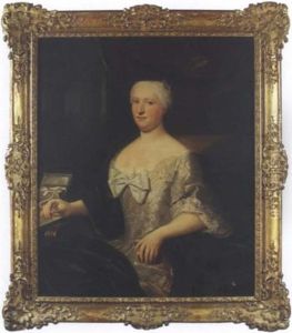 Portrait De Madame De Barrigue De Fontainieu by Claude Arnulphy
