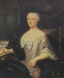 Portrait De Madame De Barrigue De Fontainieu, Nee De Gauthier D'eguines, Niece De Joseph Marie Roch by Claude Arnulphy