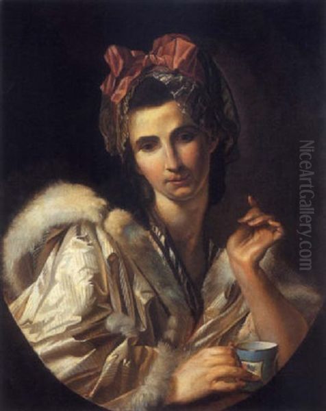 Portrait D'une Femme A La Tasse - view 1