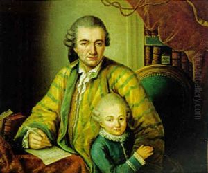 Bildnis Eines Vornehmen Herrn Mit Seinem Sohn by Claude Arnulphy