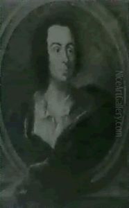 Portrait D'un Homme Dans Un Encadrement