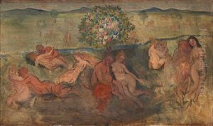 Paradisets Lustgard (the Garden Of Paradise) by Ivar Arosenius