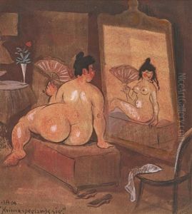 Kvinna by Ivar Arosenius