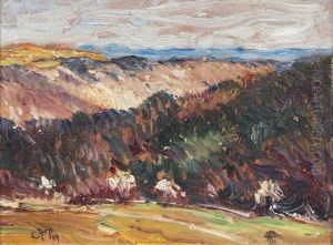 Blick Uber Thuringer Walder by Carl Arp