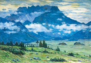 Marienberg In Bieberwier, Tirol by Carl Arp