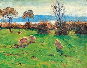 Sunlit Meadow by Carl Arp