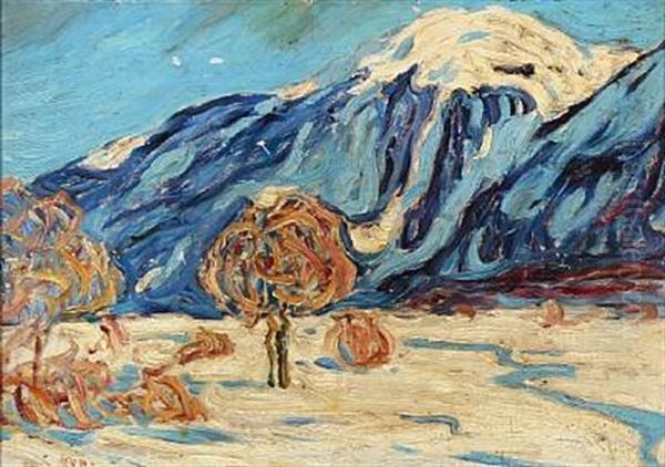 Landscape. Presumably The Mountain Pitz Palu - view 1