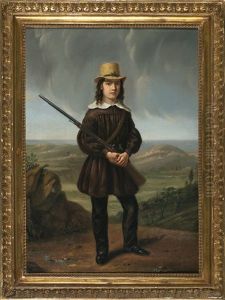 Retrato De Un Nino Cazador