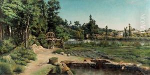 Huerta Junto Al Rio by Ricardo Arredondo Calmache