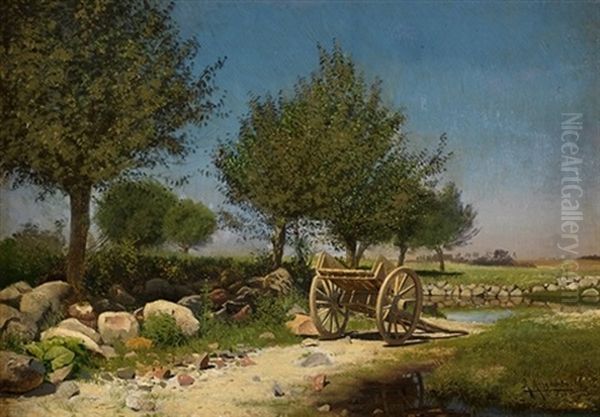 "paisaje Con Carro" - view 1