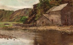 Paisaje Con Casa by Ricardo Arredondo Calmache