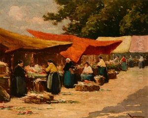 Marche Aux Fleurs by Roman Arregui