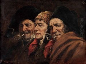 Die Wirkung Des Rauchens: Drei Charakterkopfe