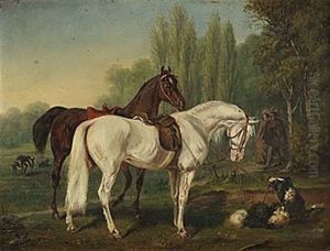 Vila Efter Ridturen by Johan Georg Arsenius