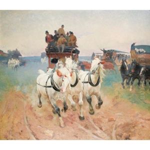 Retour Des Courses by Karl Georg Arsenius