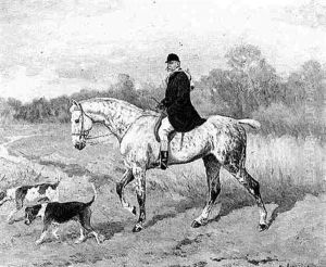 Portrait Presumes Du Duc De Chartres A Cheval by Karl Georg Arsenius