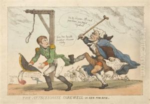 The Affectionate Farewell (kick For Kick) by Rudolf Ackermann