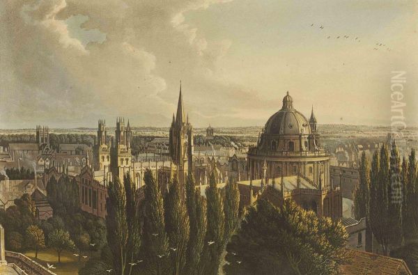 History Of The University Of Oxford. London - view 1
