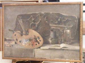 Dans L'atelier Du Peintre by Berthe Art